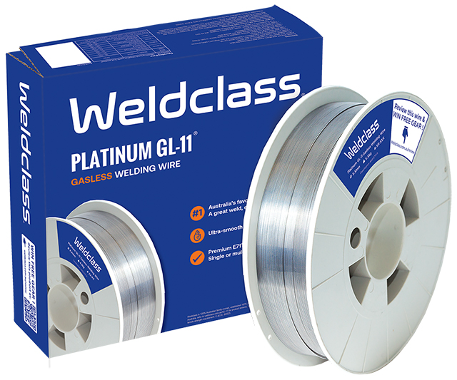 WELDCLASS WIRE - GASLESS PLATINUM GL - 11 0.8MM 4.5KG 