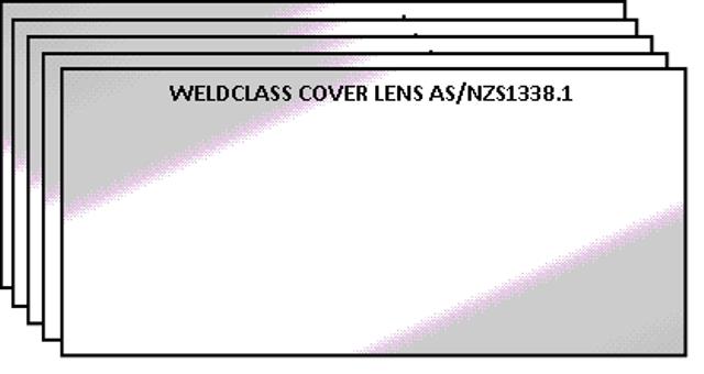 WELDCLASS LENS - CLEAR 108X51MM CR39 STYLE 